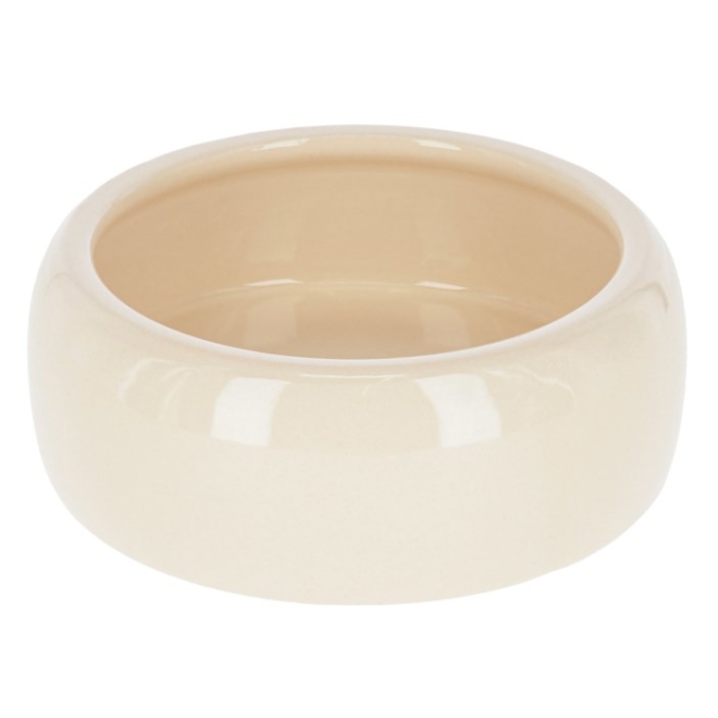 Kleintier-Fressnapf 1000ml, Steintrog, Futterschale, Futtertrog für Kaninchen und Nager
