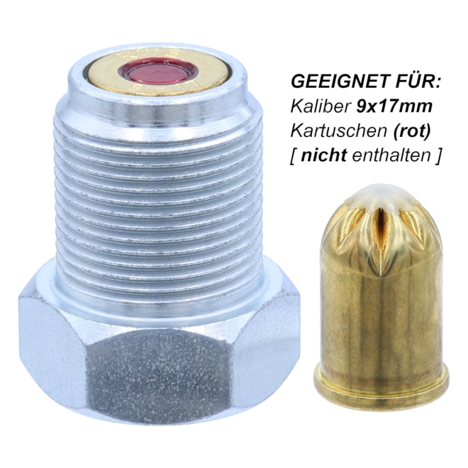 TopFox Kartuschenhalter für Wühlmausschussfalle 2in1, Patronenlager für Wühlmausschussgerät