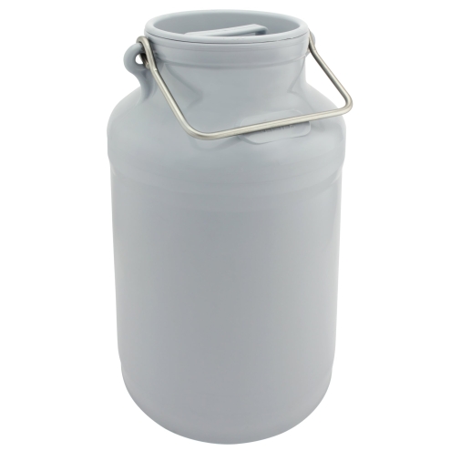 GEWA Milchkanne, 20 Liter, Ø27x48cm, aus Spezialkunststoff, mit Edelstahlhenkeln und Deckel