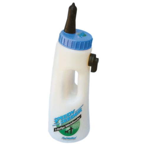 Kerbl Kälberflasche SPEEDY FEEDER, 2,5 Liter, 3-stufige Milchflasche für Kälber mit Sauger