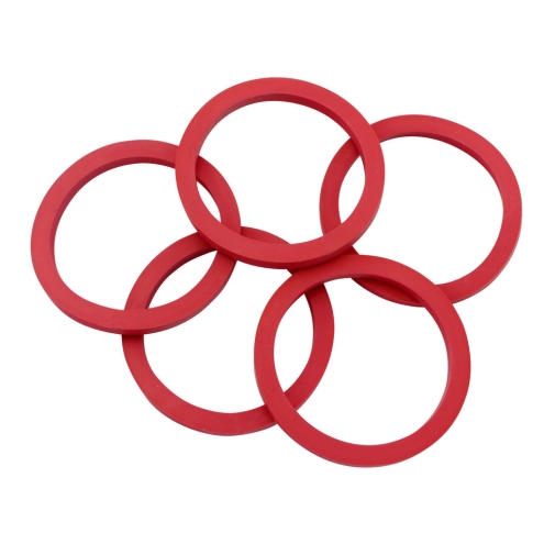 5x Dichtung Rot, 3,5mm, Gummidichtung für GEWA Tränkeeimer-Ventil, Kälbereimer