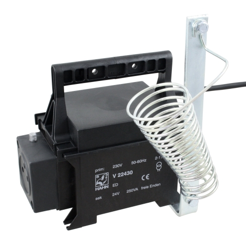Eider Enthorner (250W, 24V) mit Trafo, Enthornungsgerät zum Enthornen von Kälbern