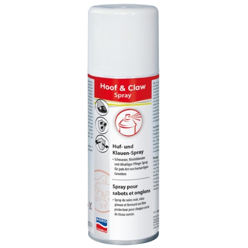 Hoof & Claw Spray 200ml, Huf- und Klauenspray, filmbildendes Pflegespray für Hufe