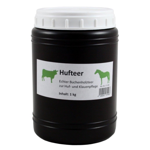 Buchenholzteer 1kg Dose, Hufteer zur Huf- und Klauenbehandlung bei Rindern und Pferden