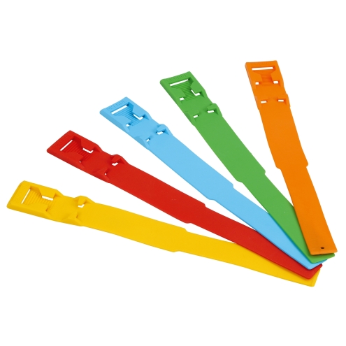 Fesselband zur Langzeit-Markierung, 37cm, Kunststoff, wiederverwendbares Markierungsband Blau