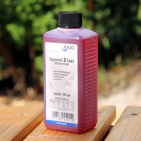 Kajo Spezial 2-Takt Motorenöl 250ml - für Rasenmäher und Motorsägen