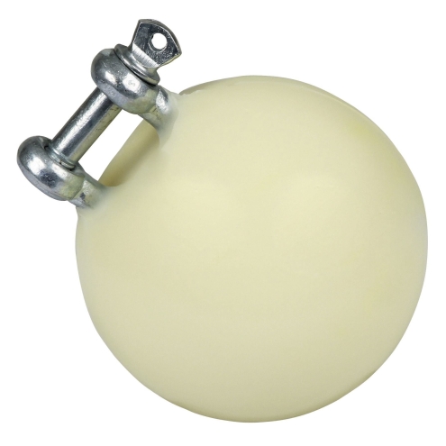 Beißkugel Ø55mm mit Schäkel, Spielmaterial für Ferkel bis 25kg