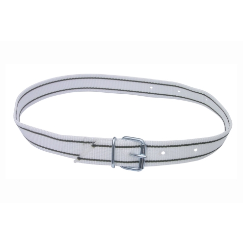 Halsmarkierungsband 80cm, weiß, mit Rollschnalle, Nummern-Halsband für Rinder und Kühe