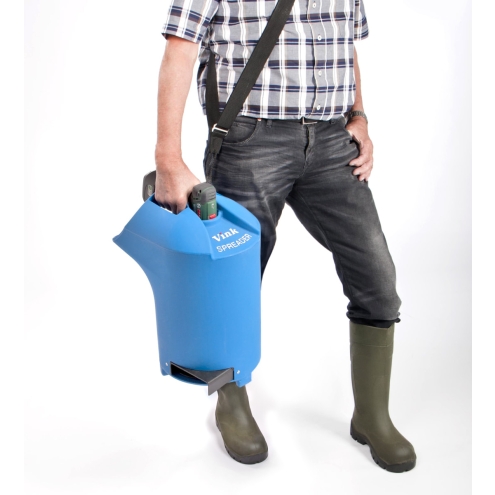 Vink Einstreugerät 12 Liter für Kalk, Pulverstreuer für Boxenlaufställe und Liegeboxen
