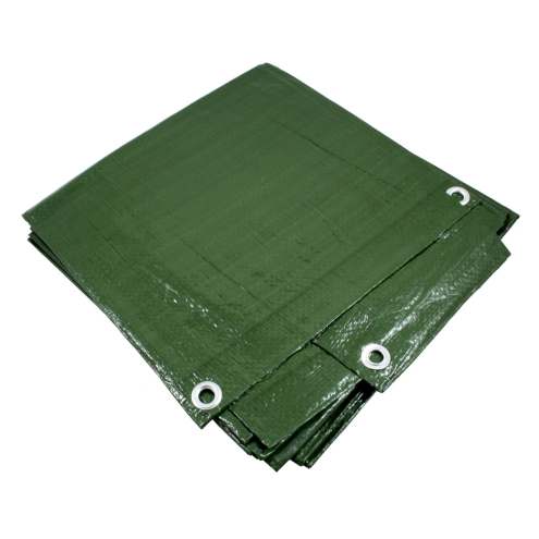 Lankotex multi-TARP Standard 10x12m grün, Schutz- und Abdeckplane mit Aluminiumösen, HDPE / LDPE