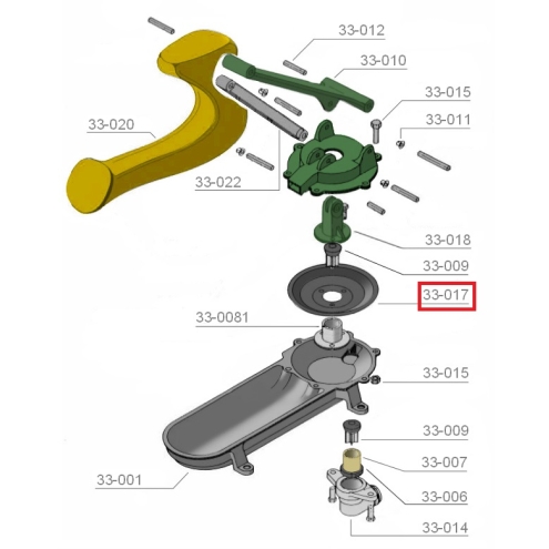 OASE Membrane Ø17,5cm für Weidepumpe 75-E, Ersatzteil-Nr. 011-066