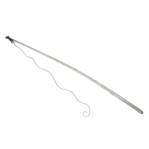 Bullenpeitsche aus Sulgenholz, 130cm, mit Lederriemen, Sulgenpeitsche, Fahrpeitsche