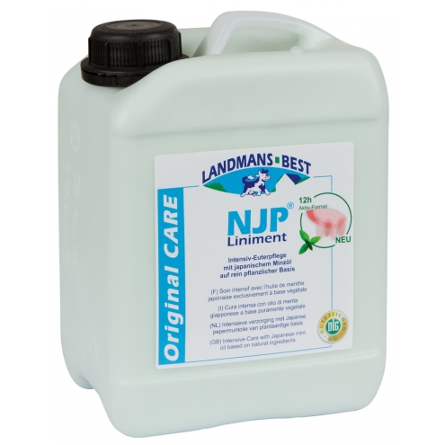 Original NJP Liniment 2,5 Liter, effektive Euterpflege mit japanischem Pfefferminzöl