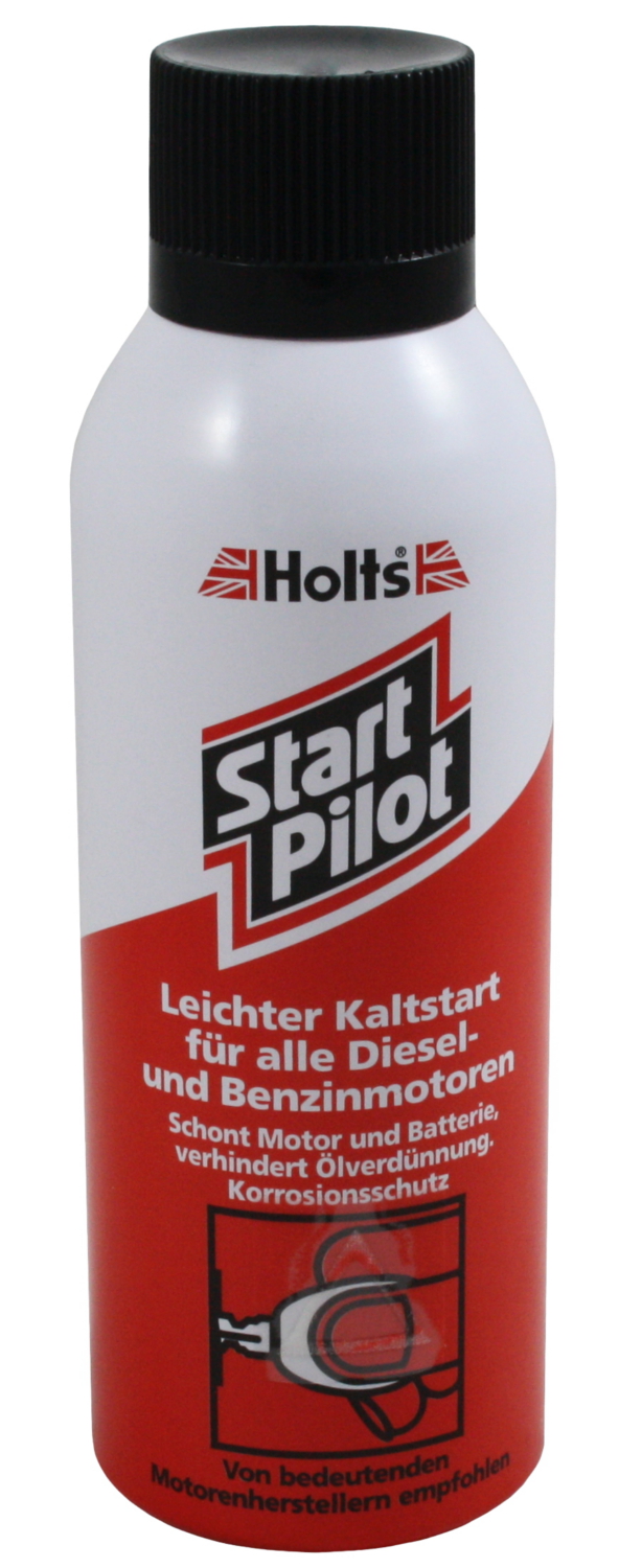  Holts Start Pilot 101129 Lot de 4 aérosols de démarrage à froid  - Pour moteur diesel - Protection contre la corrosion - 200 ml