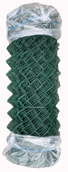 hadra® 25m Viereckgeflecht 60 x 2,8 x 800 mm, verzinkt, grün ummantelt, Maschendrahtzaun