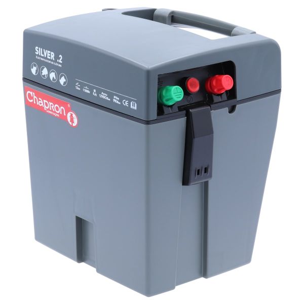 Chapron Weidezaungerät Silver 2 - 11.000 Volt - 0,4 Joule - 9V Elektrozaungerät