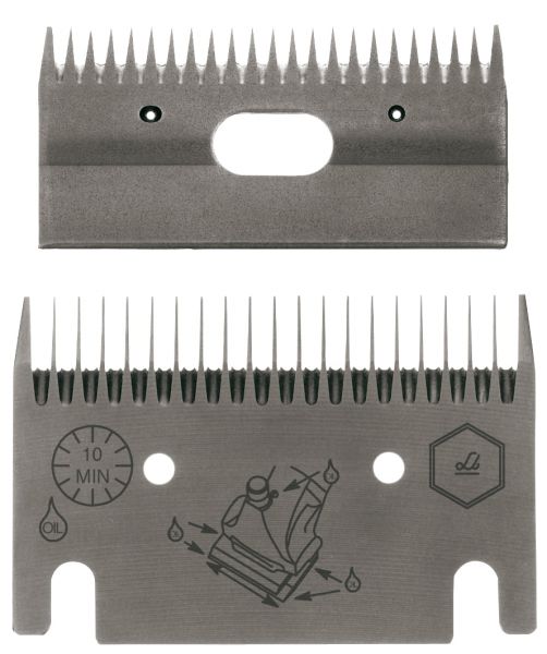Lister Schermessersatz LI 106 mit 23+21 Zähnen, für saubere und leicht verschmutzte Rinder &amp; Pferde