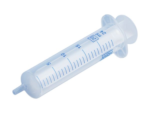 HSW Henke-Ject Einmalspritzen 20ml - sterile Veterinärspritzen - 100 Stück