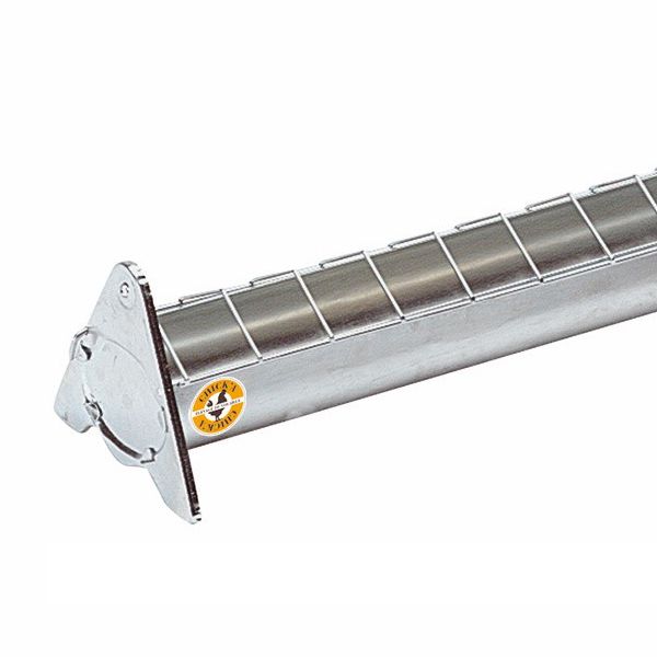 mit abklappbarem Fressgitter linear verzinkt Futtertrog Kükenfuttertrog 50cm