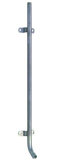 Monoflo® Edelstahlrohr 50cm, 1/2 Zoll, 30° Grad, Wasserrohr mit Haltern und Tränkeabgang