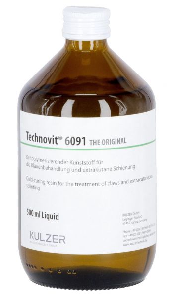 Technovit® 6091, Flüssigkeit 500ml, für das Universalhilfsmittel zur Klauenbehandlung von Rindern