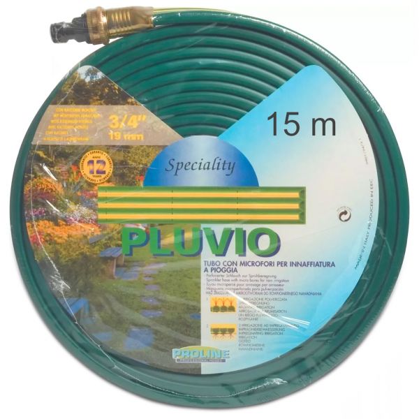 Pluvio® Sprühschlauch 15m, Flachkanalschlauch, Schlauchregner, Bewässerungsschlauch