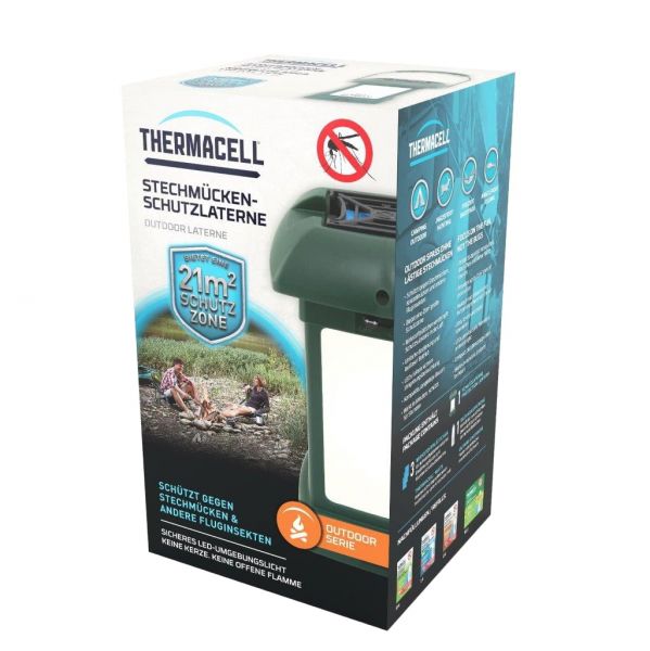 Thermacell® Stechmücken-Schutzlaterne olivgrün, Laterne zur Vertreibung von Mücken und Insekten