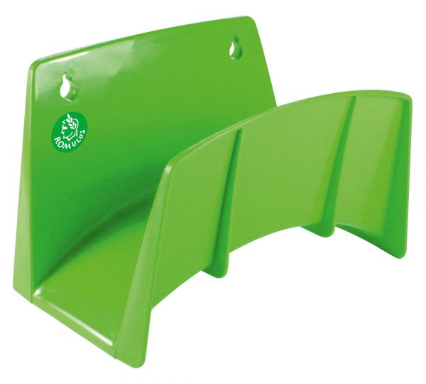 ROMULUS Wandschlauchhalter Kunststoff, grün, Schlauchhalter, Halterung für Gartenschläuche