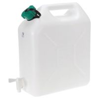 Wasserkanister 10 Liter mit Auslaufhahn, lebensmittelecht, Kanister für Wasser Wasserkanister 10 Liter mit Auslaufhahn, lebensmittelecht, Kanister für Wasser