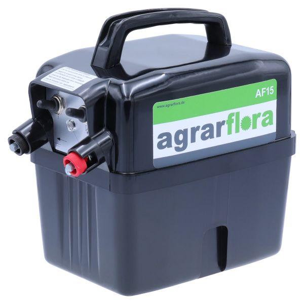 Agrarflora Weidezaungerät AF15 - 9.200 Volt - 0,2 Joule - 9V Elektrozaungerät