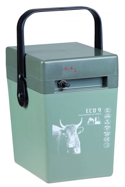 Chapron Weidezaungerät ECO9, 9 Volt Batteriegerätfür Pferde, Rinder Hunde
