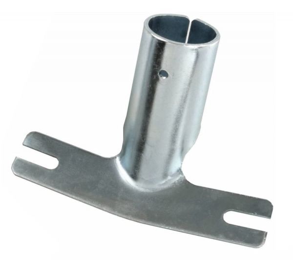 Ersatzstielhalter Ersatzstielhalter mit Schraublöchern aus Metall verzinkt. 
