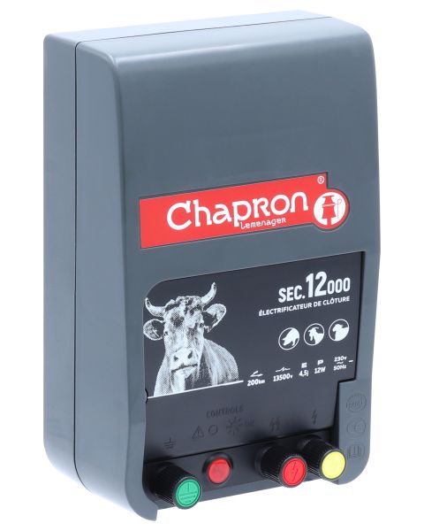 Chapron Weidezaungerät SEC 12000 - 13.500 Volt - 5 Joule - 230V Elektrozaungerät
