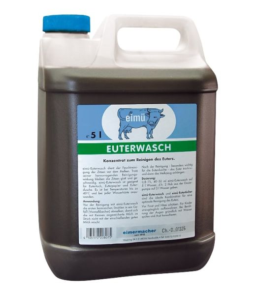 eimü® Euterwasch 25kg Kanister, jodhaltiges Konzentrat zur Feuchtreinigung des Euters