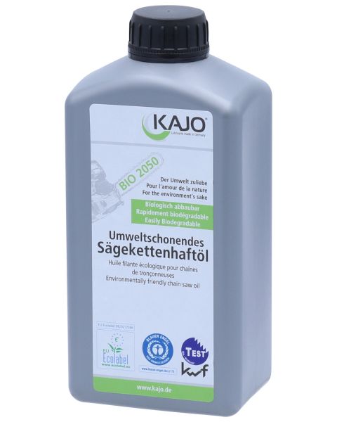 Kajo Sägekettenhaftöl BIO 2050 1 Liter - Haftöl für Motorsägen &amp; Elektrosägen