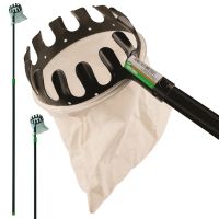 Obstpflücker mit Teleskopstiel, 165-300cm, Apfelpflücker, Obsternter mit Aluminiumstiel Obstpflücker mit Teleskopstiel, 165-300cm, Apfelpflücker, Obsternter mit Aluminiumstiel