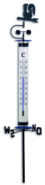 2 Stück 10-Zoll-Thermometer Außenthermometer Dekoratives