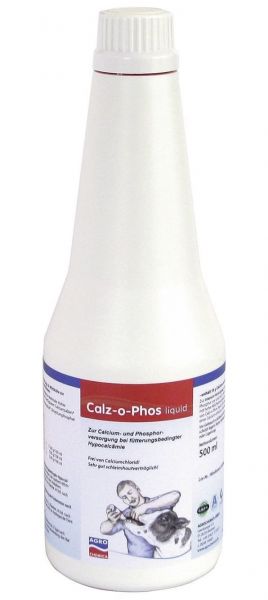 Calz-o-Phos Liquid 500ml, zur Intensiv-Versorgung von Kühen mit Kalzium und Phosphor