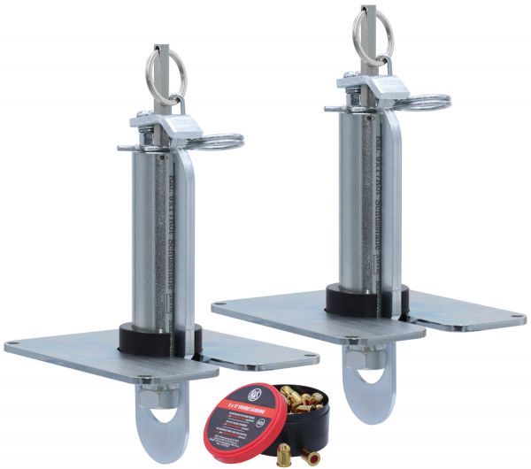 2x Top-Fox Wühlmausschussfalle + 50 Kartuschen - Wühlmausschussgerät - 2er Sparset