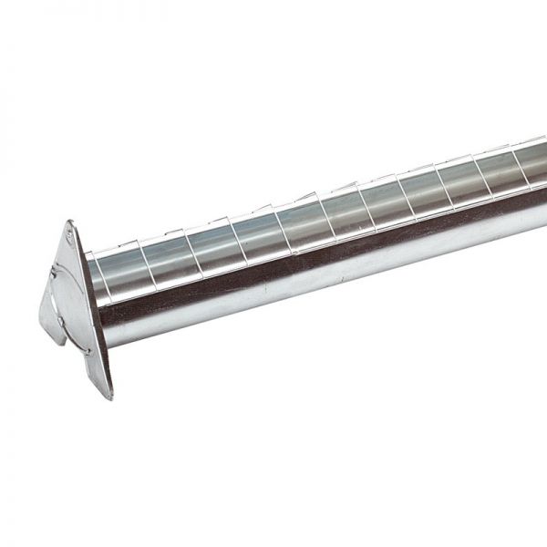 mit abklappbarem Fressgitter linear verzinkt Futtertrog Kükenfuttertrog 50cm