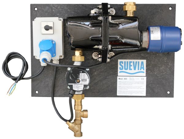 Suevia Heizgerät Mod. 303 (3000W, 230V) - Umwälzpumpe 93W - 101.0303