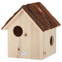 Esschert Design Eichhörnchen Nistkasten - Eichhörnchenhaus mit Rindendach Esschert Design Eichhörnchen Nistkasten - Eichhörnchenhaus mit Rindendach