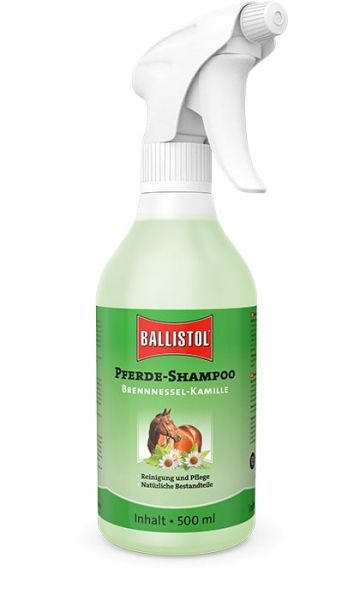 Ballistol® Pferdeshampoo 500ml, mit Brennessel und Kamille, Shampoo für Pferde