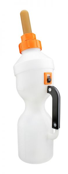 GEWA Kälberflasche VARIO Bottle, 2,5 Liter, Milchflasche für Kälber mit Sauger und Rückschlagventil