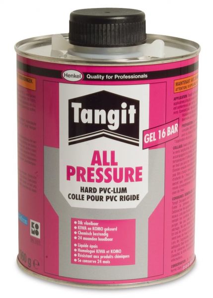 Tangit PVC-Kleber All Pressure (16bar), 125ml Tube, Universalkleber für PVC Rohre