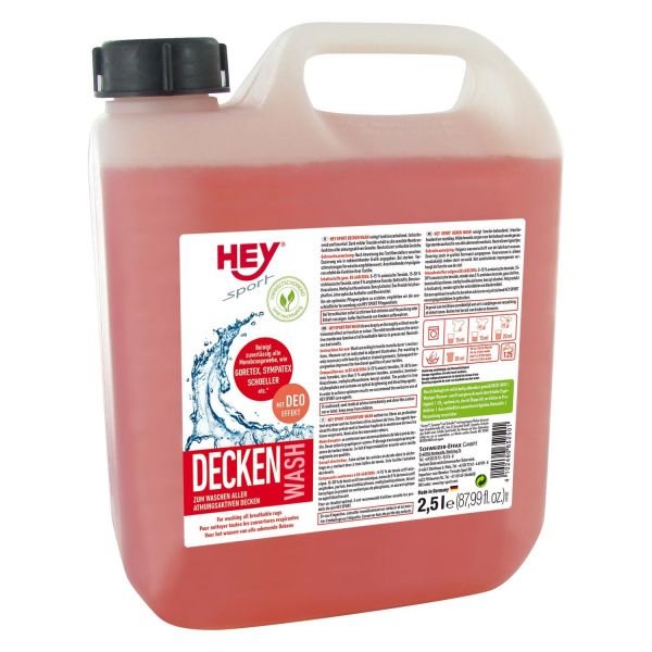 HEY-Sport® Decken-Wash 2,5 Liter, Spezialwaschmittel für Synthetik- und Baumwolldecken