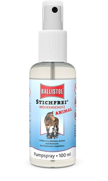 Ballistol Stichfrei® Animal 100ml Pumpspray, Mückenschutzspray für Tiere