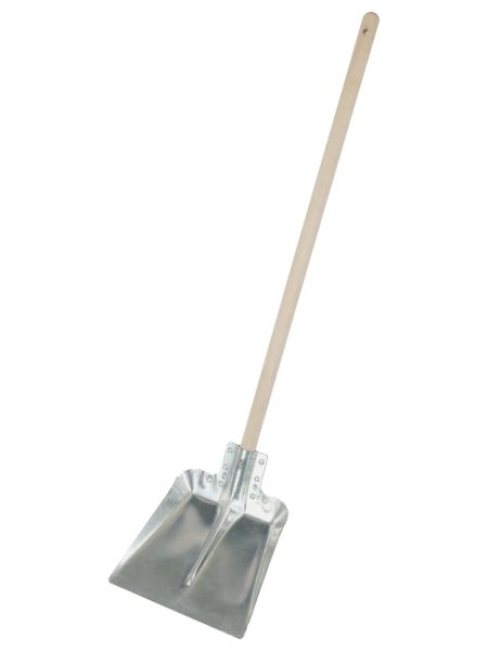 Kinder Aluschaufel mit Stiel - Mini Alu Schaufel - Stallschaufel für Kinder 107cm