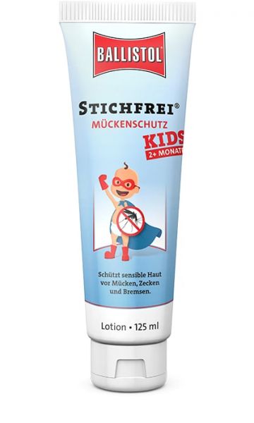 Ballistol® Stichfrei Kids 125ml Tube, Mückenschutz-Lotion und Hautpflegeöl für Kinder