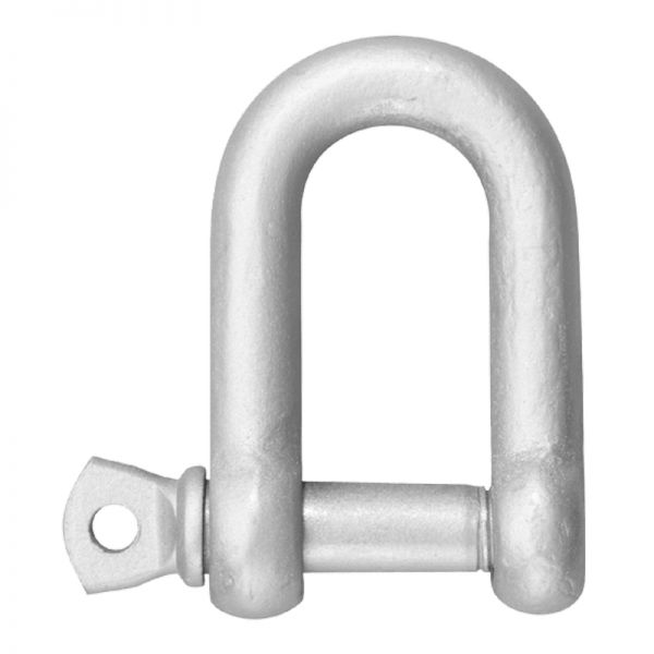 Schäkel gerade 5mm - 3/16 Zoll - verzinkt mit Augenbolzen